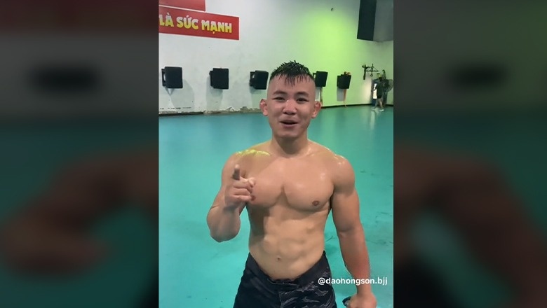 Đào Hồng Sơn tập luyện tại TTĐT Boxing Hà Nội