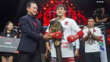 Nguyễn Trần Duy Nhất trả đai Lion Championship